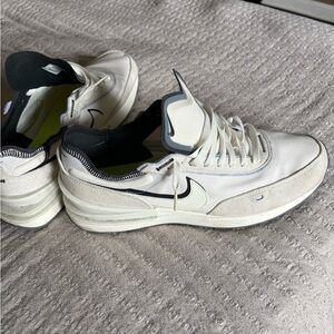 Nike white and Black lace up Sneakers